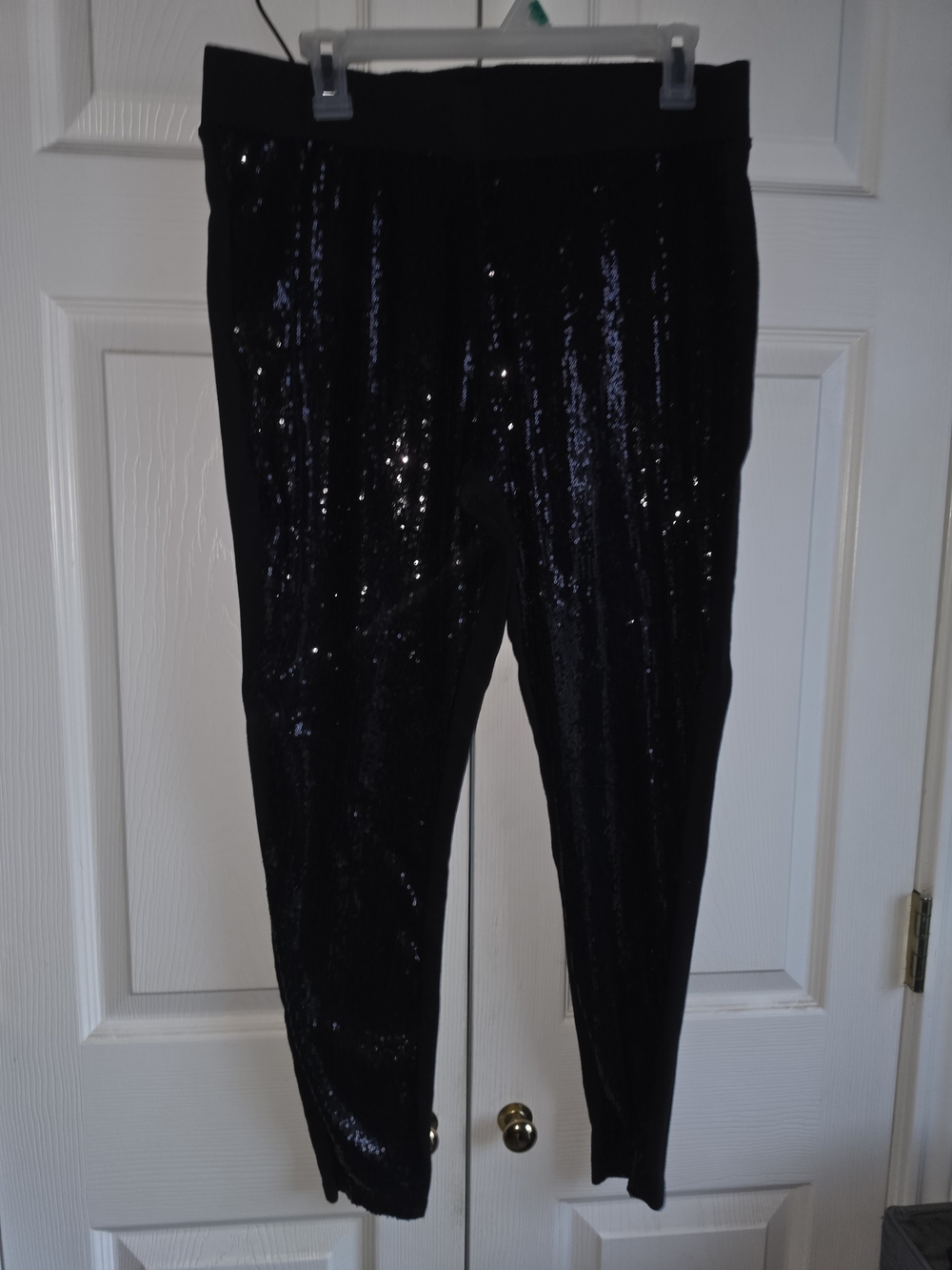 torrid Black Sequin Pull-On Leggins